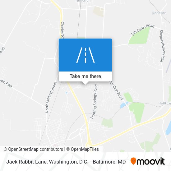 Mapa de Jack Rabbit Lane