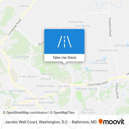 Mapa de Jacobs Well Court