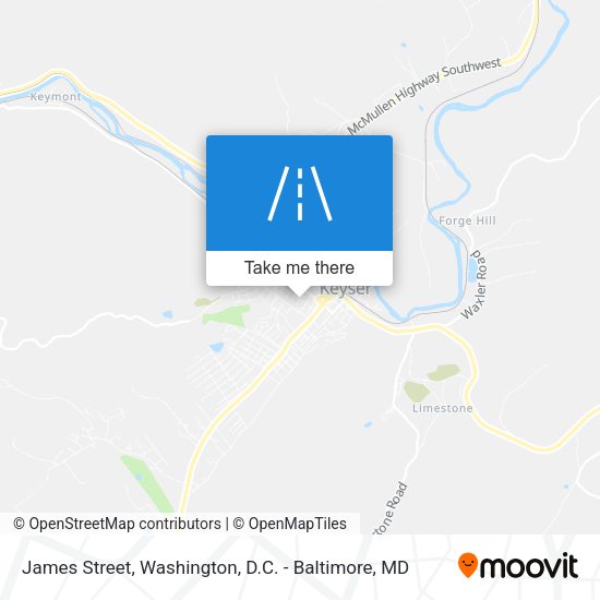 James Street map