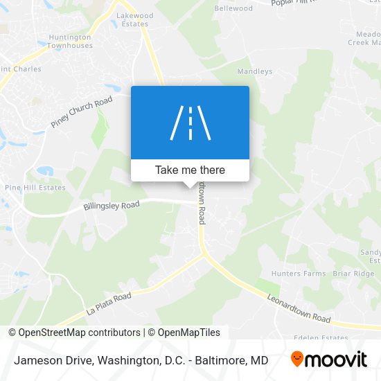 Jameson Drive map