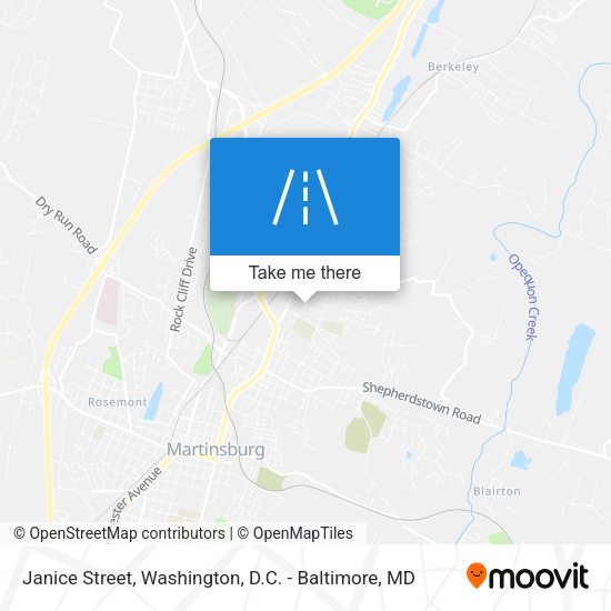Janice Street map