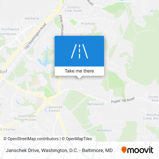 Janschek Drive map
