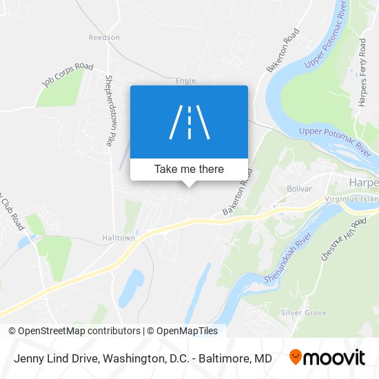 Jenny Lind Drive map