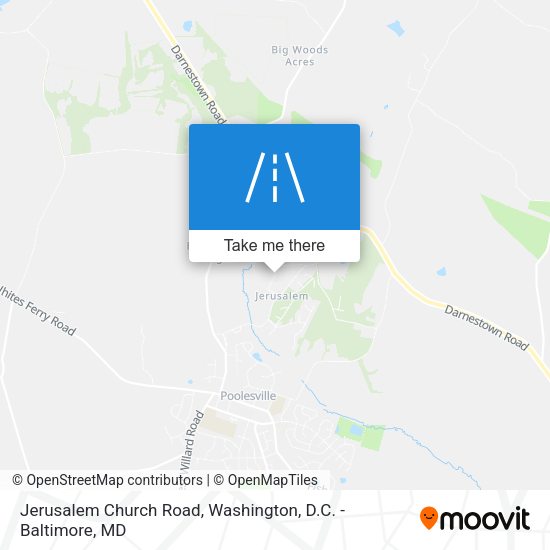 Jerusalem Church Road map