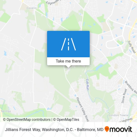 Jillians Forest Way map