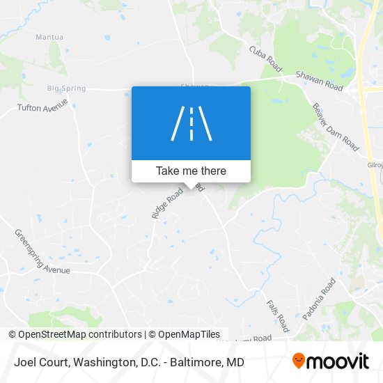 Mapa de Joel Court