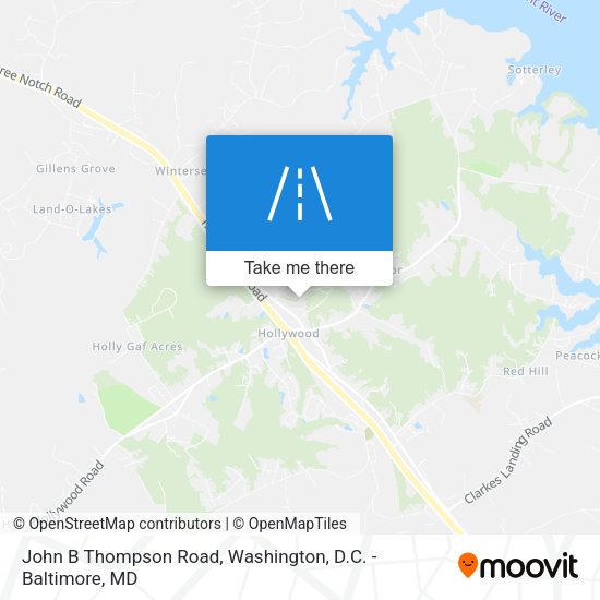 John B Thompson Road map