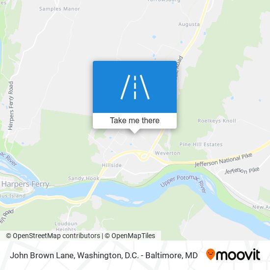 Mapa de John Brown Lane