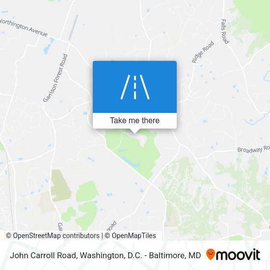 Mapa de John Carroll Road
