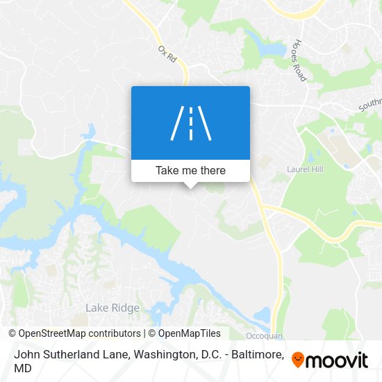 Mapa de John Sutherland Lane