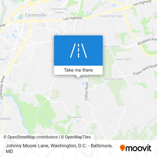 Mapa de Johnny Moore Lane