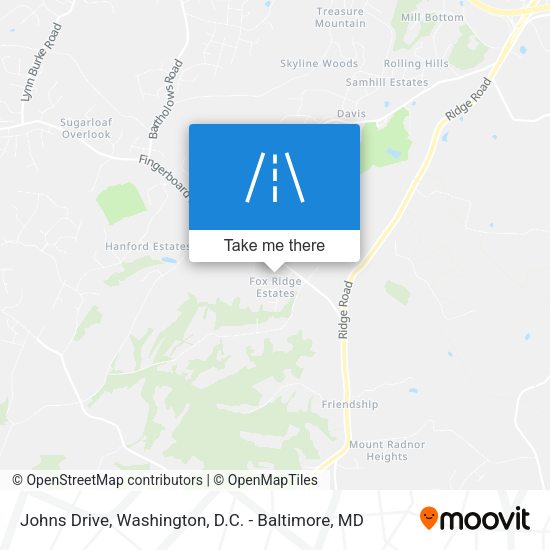 Johns Drive map