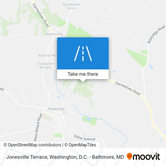Jonesville Terrace map