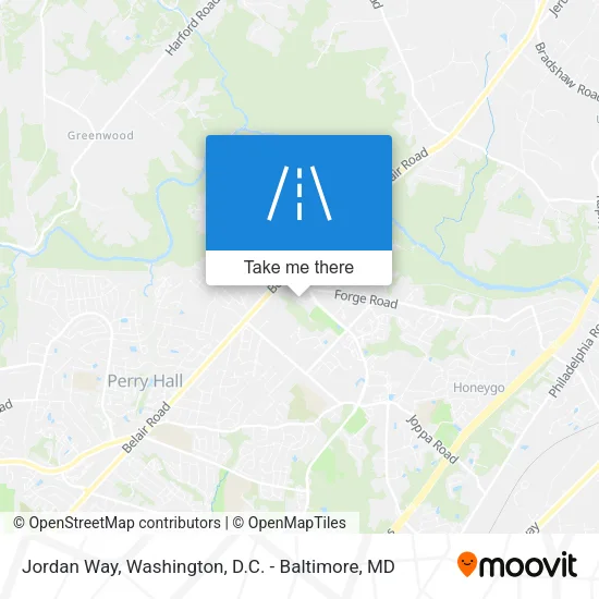 Jordan Way map