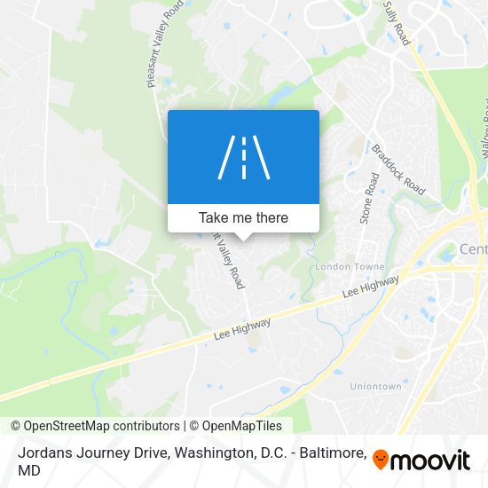 Jordans Journey Drive map