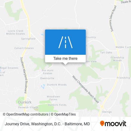 Mapa de Journey Drive