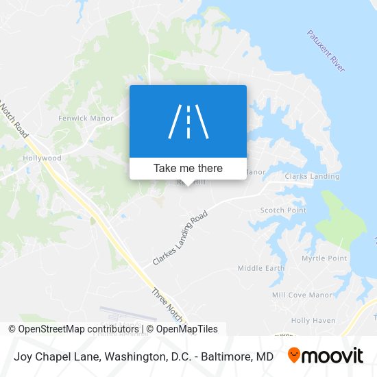 Joy Chapel Lane map