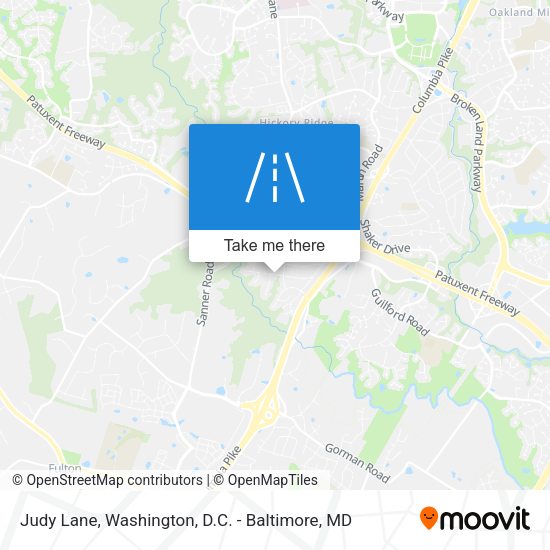 Judy Lane map