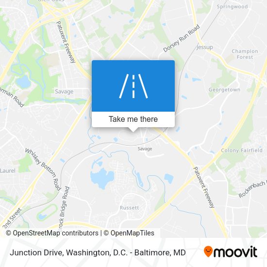 Junction Drive map