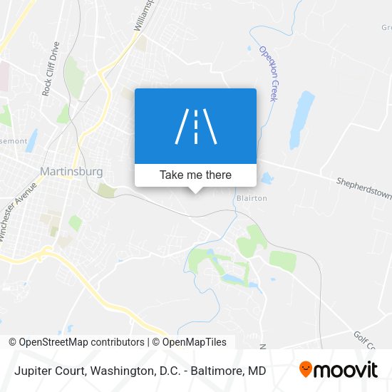 Jupiter Court map