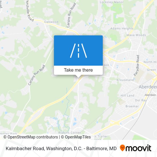 Kalmbacher Road map