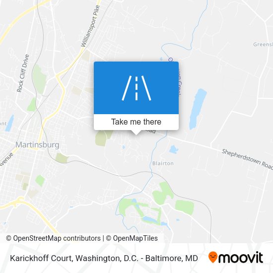 Mapa de Karickhoff Court