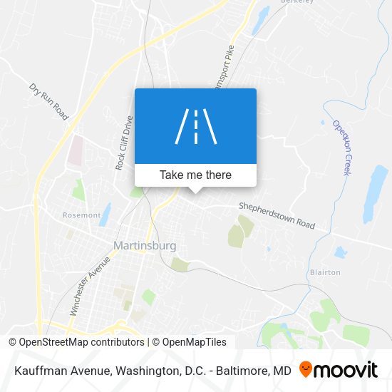 Kauffman Avenue map