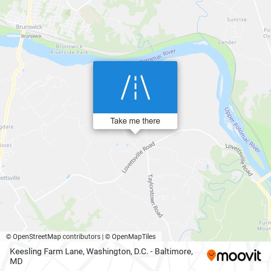 Mapa de Keesling Farm Lane