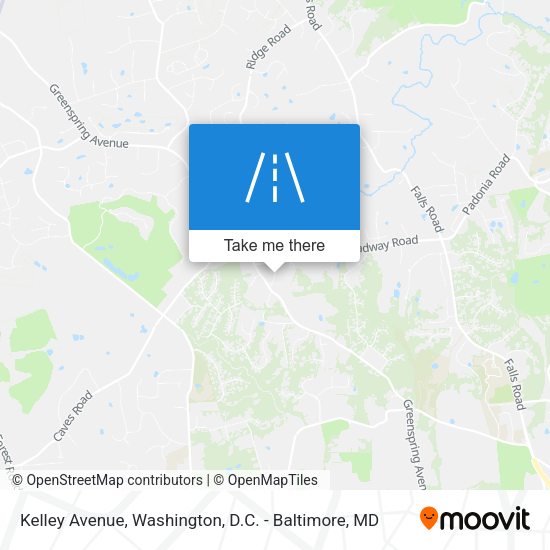 Mapa de Kelley Avenue