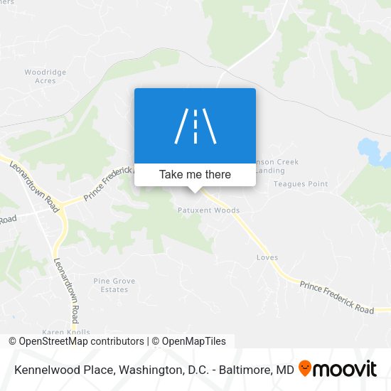 Mapa de Kennelwood Place