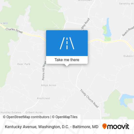 Mapa de Kentucky Avenue