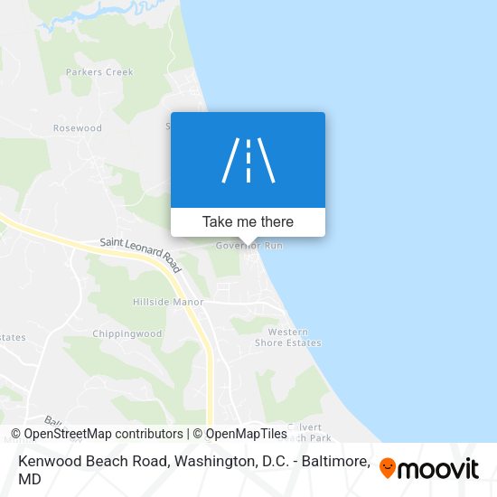 Kenwood Beach Road map