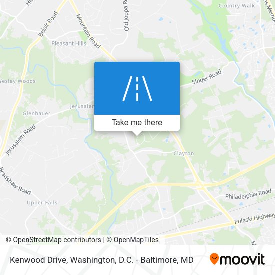 Kenwood Drive map