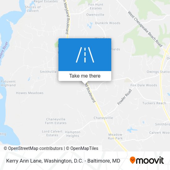 Kerry Ann Lane map