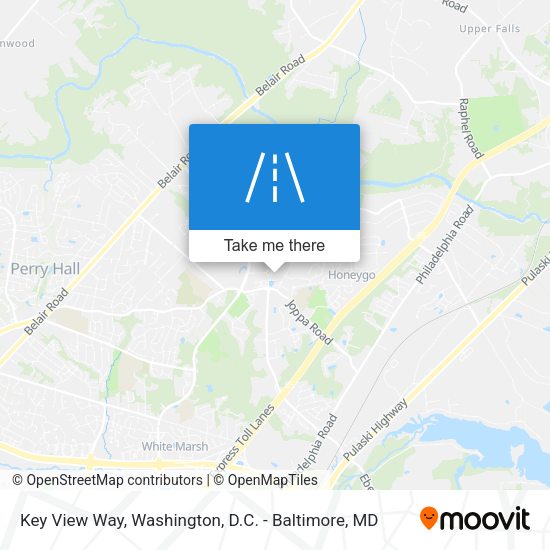 Key View Way map