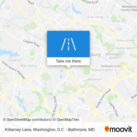 Killarney Lane map
