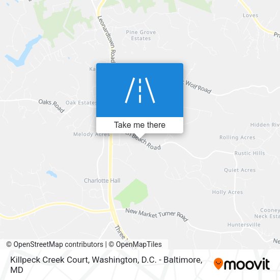 Killpeck Creek Court map