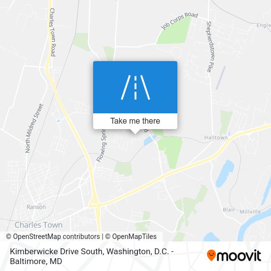 Kimberwicke Drive South map