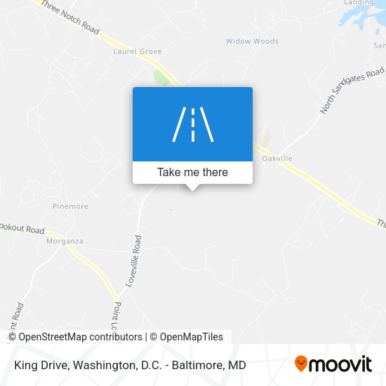 Mapa de King Drive