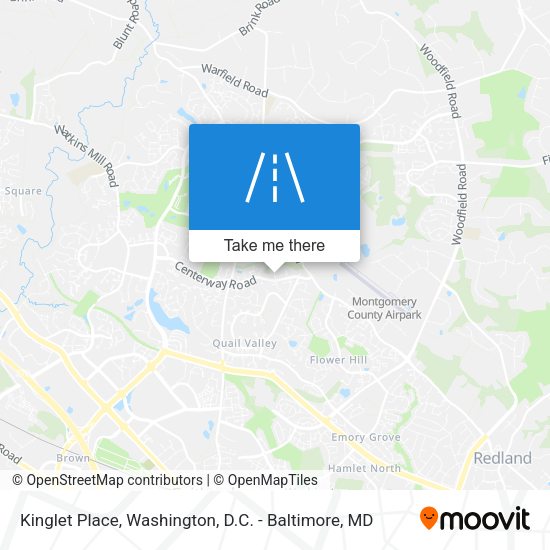 Kinglet Place map