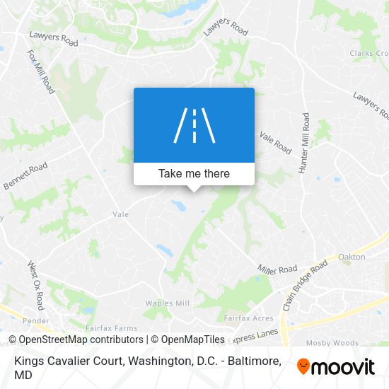 Kings Cavalier Court map
