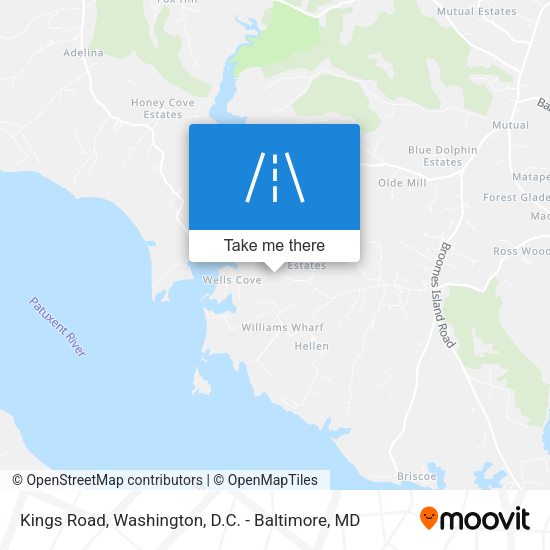 Kings Road map