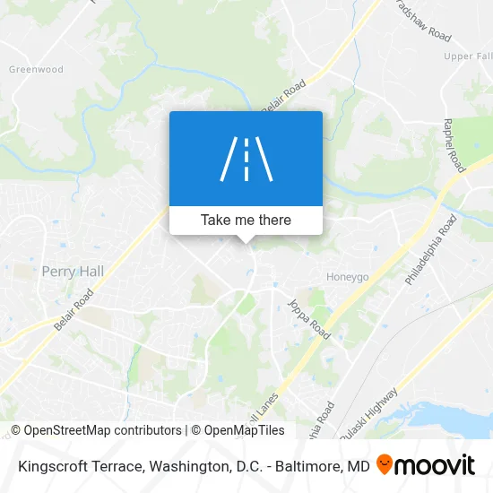 Kingscroft Terrace map