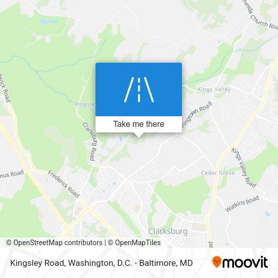 Mapa de Kingsley Road