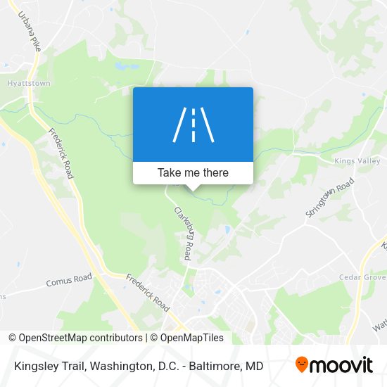 Kingsley Trail map