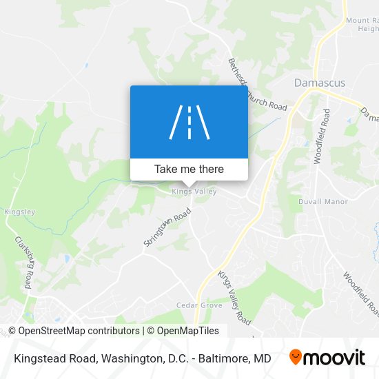 Kingstead Road map