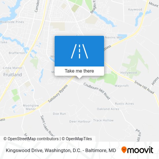 Kingswood Drive map