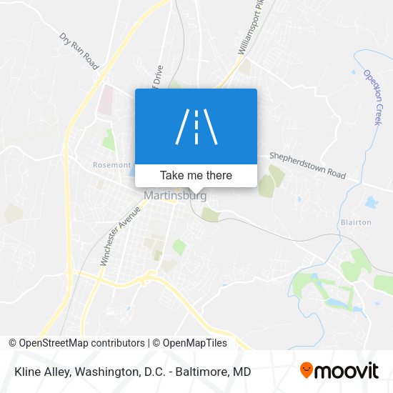 Kline Alley map