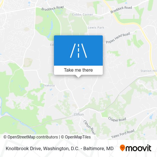 Knollbrook Drive map