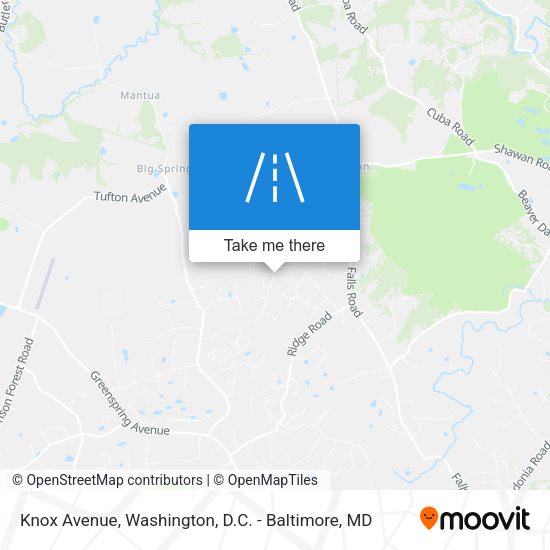 Knox Avenue map